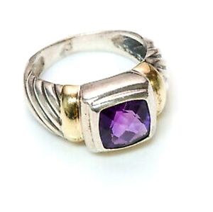 Vintage David Yurman Noblesse Amethyst Ring
